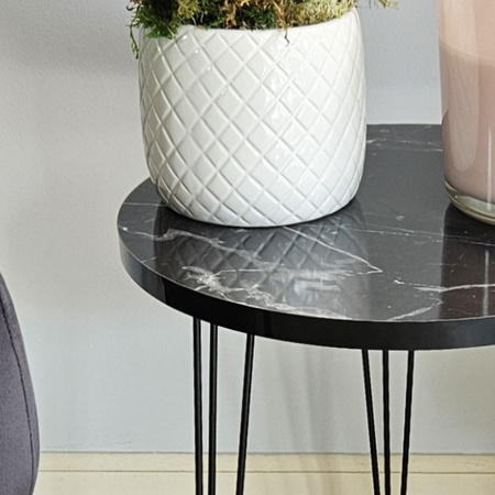  Okragły stolik kawowy, srednica 38cm