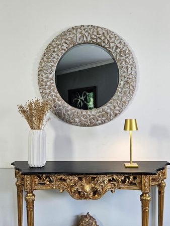 Lustro w  okrągłej ramie , średnica 88cm