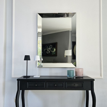 Lustro w lustrzanej ramie, szlifowane fazą , 74x104cm