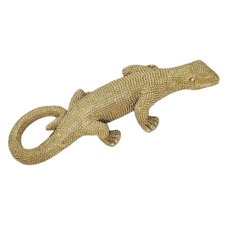  Złota deko figurka  "Jaszczurka".