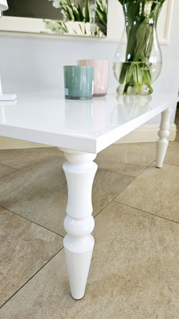 Stolik  kawowy, biały 