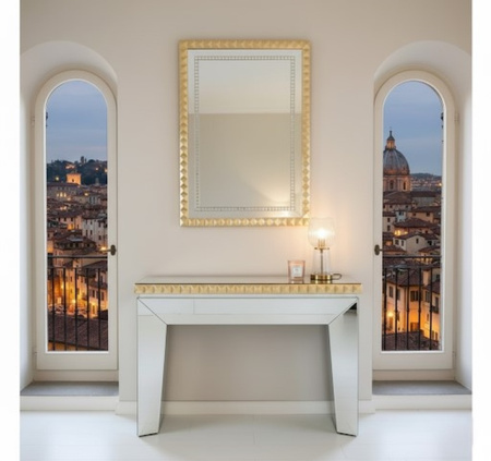 Lustrzana konsola z lustrem 