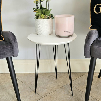 Stolik kawowy , biały blat